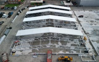 overhead shot of bray studios (closeup)