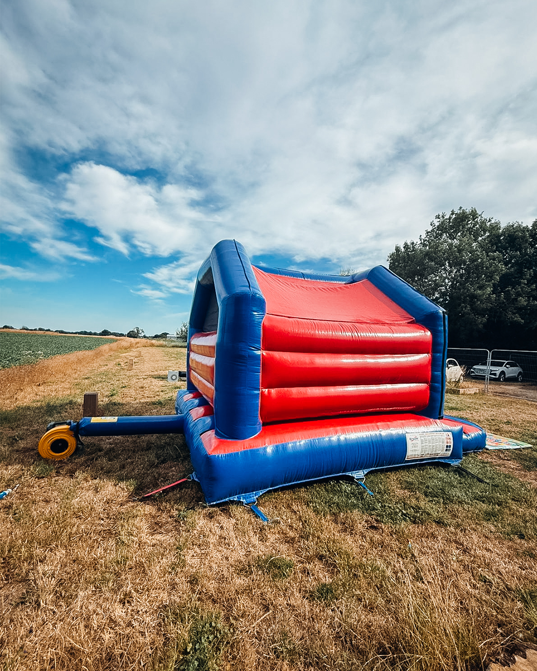 bouncy castle at the capital sky summer party