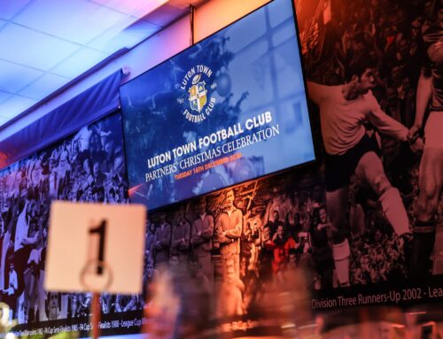 Celebrating our Principal Partnership at Luton Town FC’s Christmas Dinner